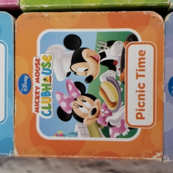 DISNEY Mickey Mouse Clubhouse Chubby First Baby Learning Book Set VGUC - Picture 7 of 16